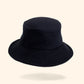 Black Silk Lined Bucket Hat